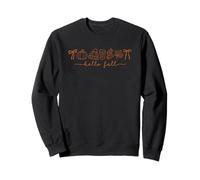 Hello Fall Pumpkin Cozy Autumn Vibes Hojas De Temporada Sudadera