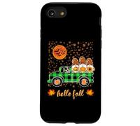 Hello Fall Shirt gnomo Calabaza Halloween búfalo a Cuadros camión Carcasa para iPhone SE (2020) / 7/8