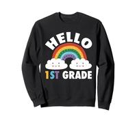Hello First Grade T-Shirt 1er Grado Profesor Estudiante Sudadera