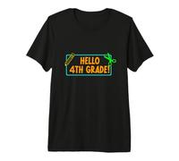 Hello Fourth Grade! 4th Grader First Day of School Boy Girl Camiseta Premium