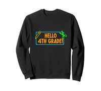 Hello Fourth Grade! 4th Grader First Day of School Boy Girl Sudadera