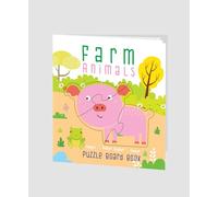 Hello Friend Books Farm Animals Puzzle Book: Board Book with Jigsaw Puzzles for Kids