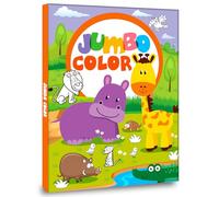 Hello Friend Books Incredible Dinosaur Colouring Book: Jumbo Copy Colouring - Practice Drawing, Painting and Colouring with Reference for Kids