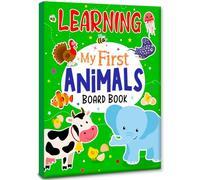 Hello Friend Books Learning My First Animals- Illustrated Board Book for Kids