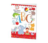 Hello Friend Books Let's Learn Giant Board Book: Alphabets ABC - Large Board Book with Beautifully Illustrated Images for Children to Learn