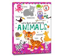Hello Friend Books Let's Learn Giant Board Book: Animals - Large Board Book with Beautifully Illustrated Images for Children to Learn