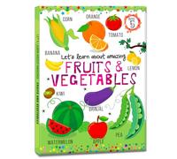 Hello Friend Books Let's Learn Giant Board Book: Fruits and Vegetables - Large Board Book with Beautifully Illustrated Images for Children to Learn