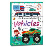 Hello Friend Books Let's Learn Giant Board Book: Vehicles - Large Board Book with Beautifully Illustrated Images for Children to Learn