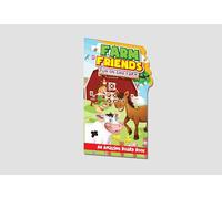 Hello Friend Books Step-Cut Board Book for Kids: Farm Friends - Learn Amazing Facts About Farm Animals