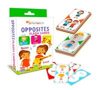 Hello Friend Opposite - Tarjetas de 30 destellos para niños, niños y niños pequeños a partir de 1 año