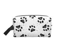 Hello Hawaii - Bolsa de almacenamiento con estampado de Hawái, elegantes bolsas de aseo y cosméticos de viaje, accesorio de embalaje para viajes, uso en el gimnasio, Patrón de pata de perro, Talla