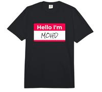 Hello I Am Mohammad Funny Mohd Nombre Cita Hola Soy Muhammad Comfort Colors Adult Heavyweight T-Shirt
