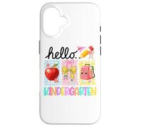 Hello Kindergarten Apple Pencil Mochila Carcasa para iPhone 16