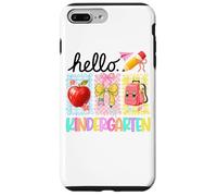 Hello Kindergarten Apple Pencil Mochila Carcasa para iPhone 7 Plus/8 Plus