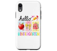 Hello Kindergarten Apple Pencil Mochila Carcasa para iPhone XR