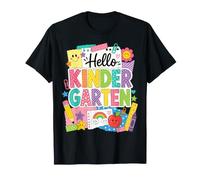 Hello Kindergarten Back To School Kinder Teacher Student Camiseta