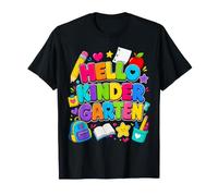 Hello Kindergarten Back To School Kinder Teacher Student Camiseta