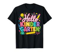 Hello Kindergarten Back To School Kinder Teacher Student Camiseta