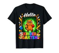 Hello Kindergarten Capybara Back To School Boy Girl Student Camiseta