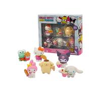 Hello Kitty 5 cm Figurenset - Set mit 6 Mini-Figuren in bezaubernden Designs, pe