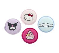 HELLO KITTY - Almohadillas desmaquillantes X4 - Reutilizables - Producto oficial Sanrio