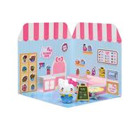 Hello Kitty E Friends Mini Figura Sticker House Hello Kitty Flower Café Comansi