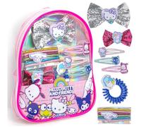 Hello Kitty and Friends Mini mochila accesorios para el cabello bolsa de regalo incluye para niños y niñas, a partir de 3 años, perfecta para cumpleaños, fiestas, fiestas de pijamas y cambios de