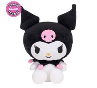 Hello Kitty and Friends - Official Plush 25cm (Sanrio Play by Play) - Kuromi (Hello Kitty and Friends)