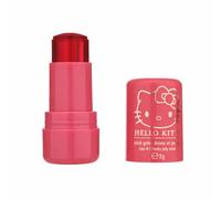 Hello Kitty - Bálsamo labial de color para labios y mejillas, bálsamo labial de color para niños y adolescentes, textura de gel suave, fácil de aplicar, vegano, barra de maquillaje, 8 g
