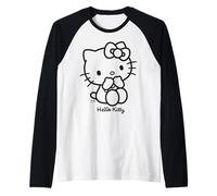 Hello Kitty - Black Cat Classic Camiseta Manga Raglan