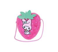 HELLO KITTY Bolso Bandolera de Peluche Fresa, Soft Girl'S, My Melody Rosa, One Size