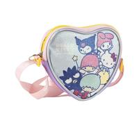 Hello Kitty Bolso Corazón Niñas - Bolso de Mano Infantil Ligero y Resistente con Cremallera, Complemento Moda Infantil Niña, 3 a 10 Años