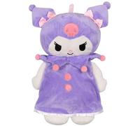 Hello Kitty Botella de agua caliente de goma con funda SUAVE, botella de agua GRANDE con funda, Mascot 750 ml (Violeta)