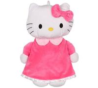 Hello Kitty Botella de agua caliente de goma con funda SUAVE, botella de agua GRANDE en la funda, Mascot 750 ml (Rosa)