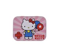 Hello Kitty, Caja de metal de apósitos, precortados, niños, junior, caja de 24 apósitos, 10,9 x 8 x 2 cm, TAKE CARE