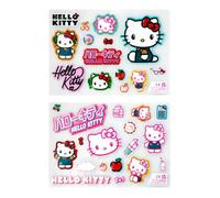 Hello Kitty - Calcomanías de gato hinchadas con licencia oficial de 32 calcomanías de dibujos animados de anime 3D, regalo y decoración de accesorios para mujeres y niñas Paladone