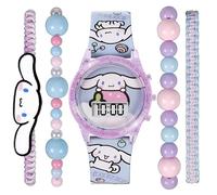 Hello Kitty Cinnamoroll - Bonito reloj y pulseras para niños, regalo de cumpleaños para niños, juego de regalo para niños