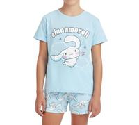 Hello Kitty Cinnamoroll Camiseta y Pantalon para Niña, Conjunto 2 Piezas Camiseta Manga Corta y Pantalon Corto, Talla 10 Años | Azul