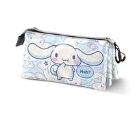 Karactermania Estuche portatodo Hello Kitty Cinnamoroll Candy Triple Azul 23 x 11 cm