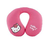 Hello Kitty Cojin para coche para niños - en forma de U - Hello Kitty - Almohadilla cervical - Rosa