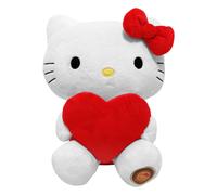 Hello Kitty con corazón Eco-Peluche 14x13x24 cm