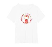 Hello Kitty Cute Cherry Blossom Sakura Season en Japón Camiseta, Mujer Tallas Grandes, Blanco, 5XL Grande