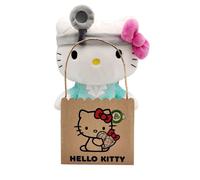 Hello Kitty Doctor Eco Plush 24 cm in Reusable Cardboard Bag - The Plush is Made