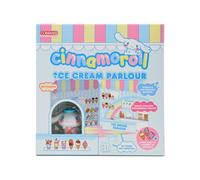 Hello Kitty E Friends Mini Figura Sticker House Cinnamoroll Ice Cream Parlour Co