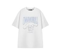 Hello Kitty & Friends Camiseta de manga corta para mujer, My Melody, Kuromi, Cinnamoroll Graphic Tee para mujer | Camiseta con estampado de personajes Sanrio, Cinnamoroll, S