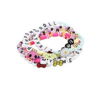 Hello Kitty & Friends - Juego de pulseras elásticas con cuentas de 5 piezas