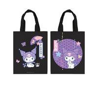 Hello Kitty & Friends - Kuromi - Bolso de algodón estilo japonés