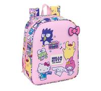 HELLO KITTY & FRIENDS - Mochila Infantil, Mochila Niño, Mochila Escolar, Adaptable a Carro, Ideal para Guardería, Cómoda y Versátil, Calidad y Resistencia, 22x10x27 cm