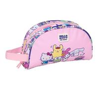 HELLO KITTY & FRIENDS - Neceser Grande Niño, Neceser Infantil, Adaptable a Carro, Ideal para Niños de 5 a 14 Años, Cómodo y Versátil, Calidad y Resistencia, 26x16x9 cm