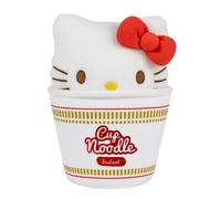 Hello Kitty & Friends Noodle Cup - Copa de peluche con peluche integrado, Kuromi, My Melody & Cinnamoroll, Kawaii Anime en taza de diseño de Hello Kitty
